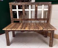 Holy Trinity Rustic Bench 202//166